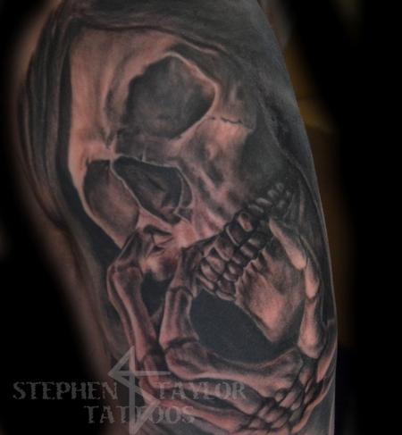 Tattoos - Grim Reaper Beckons His Next Victim - 101794